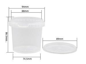 400ml IML Bucket with Lid, CX039E