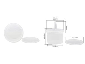 2000ml IML Bucket with Plastic Handle, CX039B