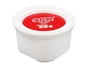 700ml IML Bucket with Lid, White Color, CX038