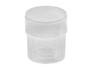 IML Round Container with Lid, Four Divisions, CX004B