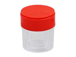 IML Round Container with Lid, Four Divisions, CX004B