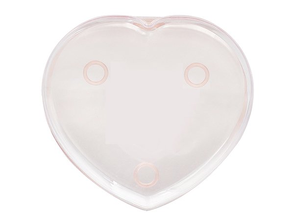 330ml IML Box with Lid, Heart Shape, CX049