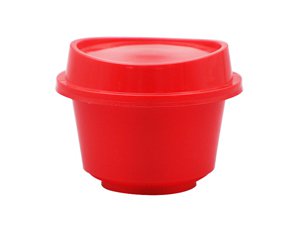 80ml IML Portion Cup with Lid, Red Color, CX010