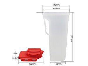 2000ml IML Drink Cup with Lid, CX084