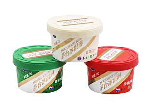 100ml IML Ice Cream Cup with Spoon and Lid, CX132
