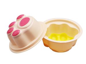 100ml IML Jelly Cup, Cat-Pad Shape, CX136
