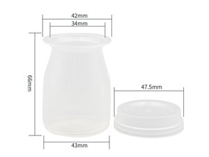 90ml IML Plastic Bottle with Lid, CX006A
