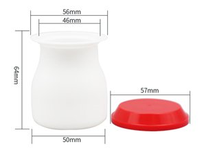 120ml IML Plastic Bottle with Lid, CX006C