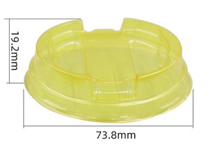 Ø73.8mm IML Plastic Round Lid, CX021