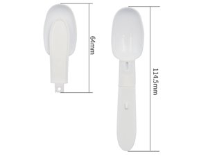Ø71.86mm IML Plastic Round Lid, with Spoon, CX023
